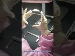 Wafer di zaffiro DSP da 4 pollici, 6 pollici, 8 pollici, 12 pollici, prodotti in Cina