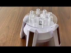 tubo di vetro di zaffiro lucido per dimensioni personalizzate con scanalatura