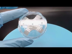 Scatola in PE o PP per wafer di zaffiro, confezione singola, wafer da 2-12