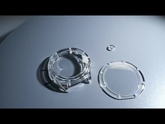 Kit per orologi a cristallo singolo di zaffiro trasparente per movimenti personalizzati