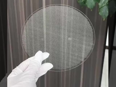 TGV (Through-Glass Via) vetro borosilicato quarzo