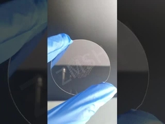 Wafer di zaffiro da 2 pollici con buco all'asse C Al2O3 monocristallino 9,0 durezza