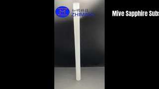 Tubi in zaffiro di precisione: diametro esterno lucidato e diametro interno rettificato per uso ottico, fluidico e a semiconduttore