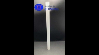 Tubi in zaffiro di precisione: diametro esterno lucidato e diametro interno rettificato per uso ottico, fluidico e a semiconduttore