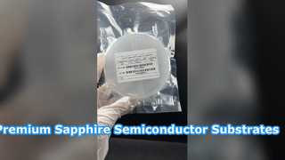 Substrati in zaffiro SSP 4ich C-plane Tubi in zaffiro per plasma semiconduttore eq Cristalli singoli