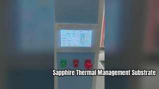 Substrato in zaffiro ad alta conduttività termica per la dissipazione del calore dei semiconduttori