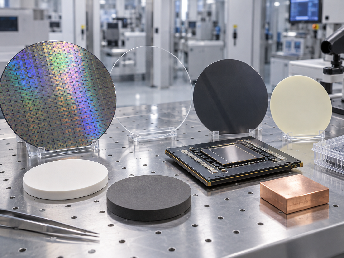 Ultimi blog aziendali su L'IA sta spingendo i semiconduttori in un'era di nuovi materiali: SOI, vetro, SiC, GaN e materiali termici avanzati