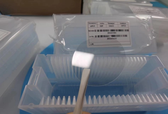 100um 0.1mm Thickness Sapphire Wafers With DSP Surface In Stock