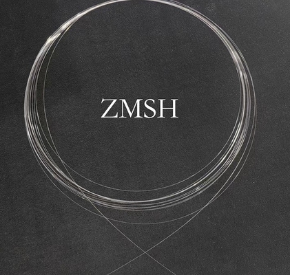 Al2O3 Transparent Crystal Sapphire Fiber 25um 100um Loss 1.59dB/M  Extension 3300 MPa