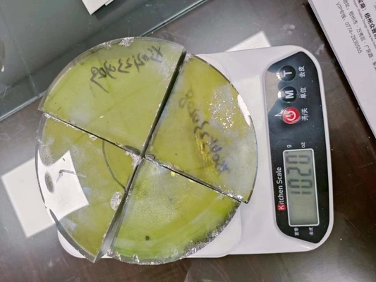 Synthetic Lab Created Transparent SIC Single Crystal Rough Material For Gemstones