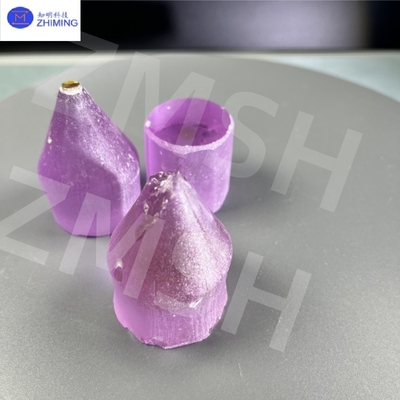 YAG Yttrium Aluminum Garnet Lab Grown Free Cut Purple Sapphire Crystal Gemstone Material Dope Neodymium Ions