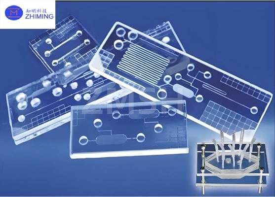 Microfluidic Chip Glass Substrate Optically Transparent Wafer High-precision Processing Customization BF33 JGS1 JGS2 Sapphire Quartz Corning Glass