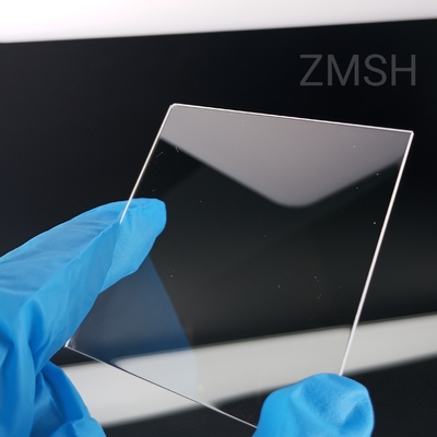 Transparent Sapphire Optical Window Substrate Single Crystal Al2O3 99.999% Cut Custom IR Window