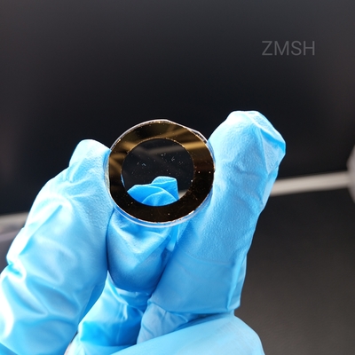 Sapphire Optical Window Components High Precision Transparent Glass Protection Window gold plating