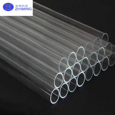 Sapphire Tube length 203.2 mm Pressure Resistant Customized Size Single Crystal Al2O3