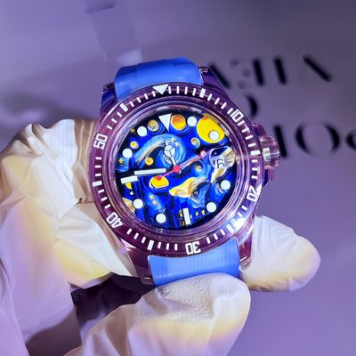 Sapphire Case For Wristwatch Multiple Color Water Proof Anti Scratching Customize Design