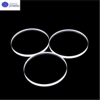Custom Shapes Quartz Optical Glass Windows Thickness 8.3mm High Refractive Index