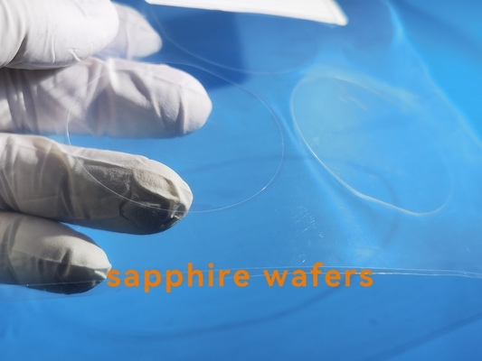 comprare 100um 170um 200um DSP Sapphire Wafers Ultrathin Thickness 2inch fabbricazione online