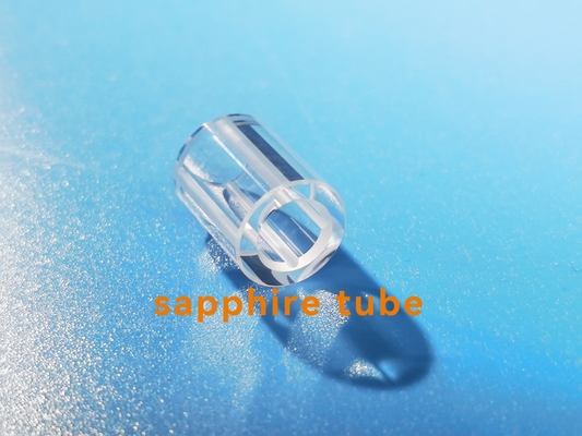 comprare Al2O3 ha lucidato Sapphire Glass Tube Customzied Size con la scanalatura fabbricazione online