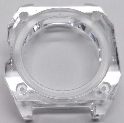 comprare Kit per orologi a cristallo singolo di zaffiro trasparente per movimenti personalizzati fabbricazione online