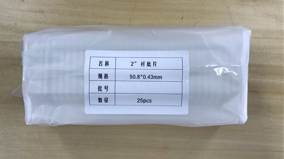 comprare Wafer di zaffiro Spessore 0,43 mm Componenti di zaffiro Dimensioni e orientamenti personalizzati fabbricazione online