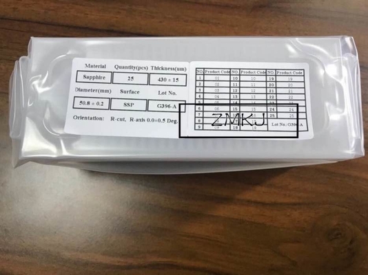 comprare substrato di Sapphire Wafer di un-asse dell'm.-aereo di r-asse di 2Inch 3inch 4inch fabbricazione online