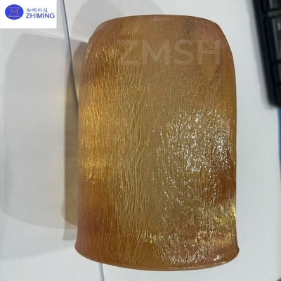 comprare GGG gemme sintetiche Gd3Ga5O12 Gadolinio gallio granato colore ambra Gioielli personalizzati fabbricazione online