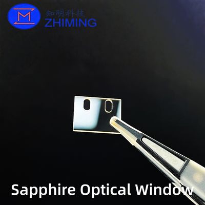 comprare Customized Square Sapphire Optical Window with Through Hole fabbricazione online
