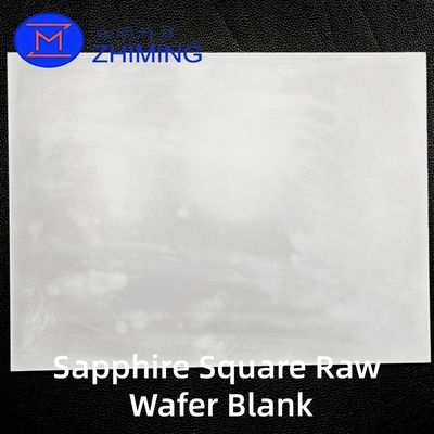 comprare Sapphire Square Raw Wafer Blank for Optical, Semiconductor, and High-Temperature Applications fabbricazione online