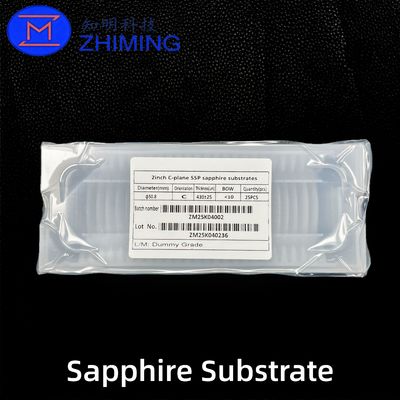 comprare 2-Inch C-Plane Sapphire Substrate for Process Development & Equipment Calibration fabbricazione online
