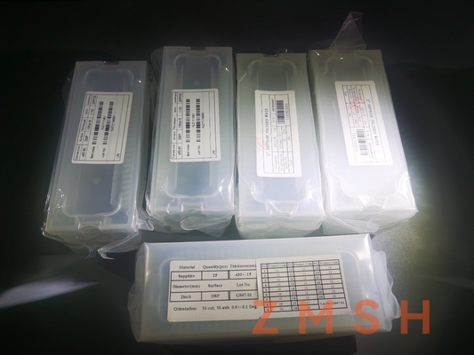 100um 170um 200um DSP Sapphire Wafers Ultrathin Thickness 2inch