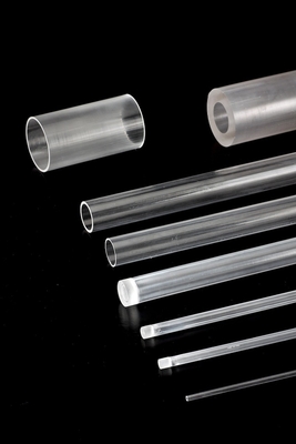EFG Method Transparent Sapphire Tubes Acid And Alkali / High Temperature Resistance