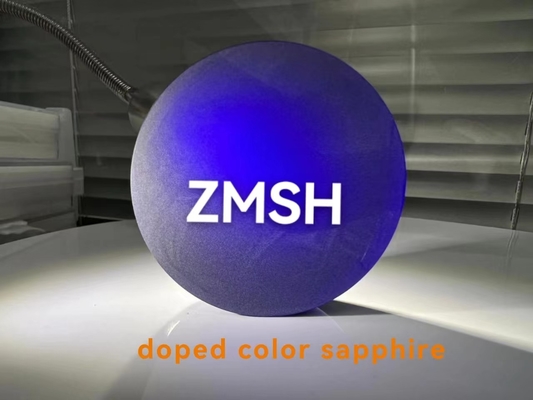Laser Part Synthetic Blue Sapphire Crystal Ruby Al2O3 Single Crystal For Wristwatch Glass Case