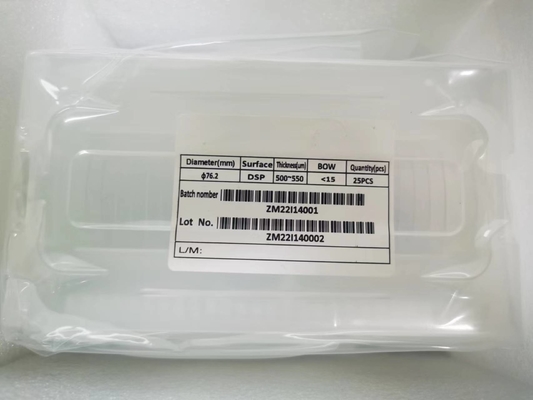 Dia76.2mm 0.5mm DSP SSP (0001) C Plane 3inch Sapphire Wafers Substrate
