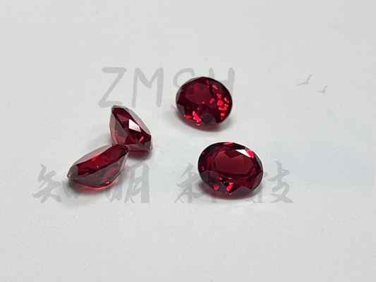 Oval Cut Loose Synthetic Gem Stone Sapphire Gem Crystal