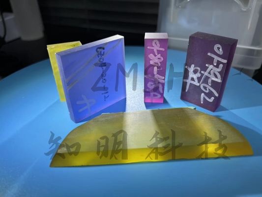 Customized Size Laser Optical Yellow Sapphire Crystal For Laser Rods