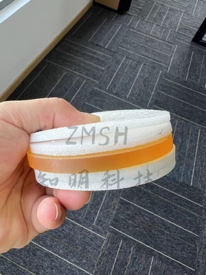 Customized Size Laser Optical Yellow Sapphire Crystal For Laser Rods