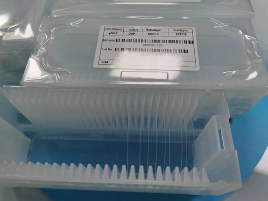 100um 0.1mm Thickness Sapphire Wafers With DSP Surface In Stock