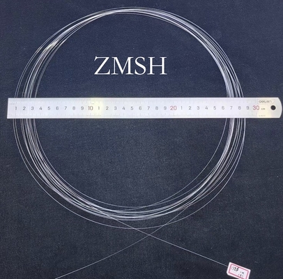 Al2O3 Transparent Crystal Sapphire Fiber 25um 100um Loss 1.59dB/M  Extension 3300 MPa