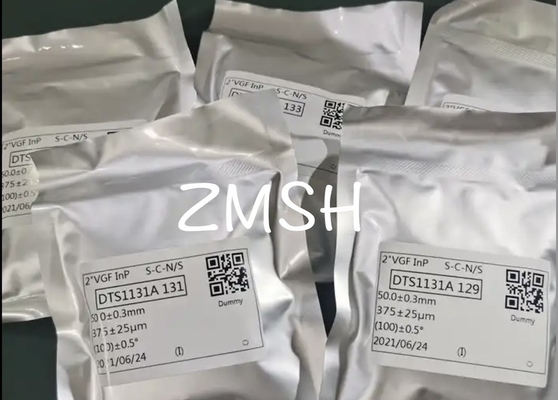 2'' 4'' InP Wafer Indium Phosphide Wafer Semiconductor Substrates 350um 650um
