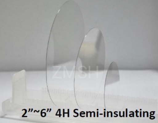 6" High Purity Silicon 4H-Semi SIC Dummy Grade Semiconductor Wafers LED 5G D Grade