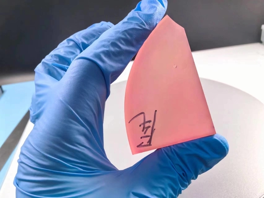 Lab Created Pink Sapphire Single Crystal Raw Materials Free Shapes For Gemstones