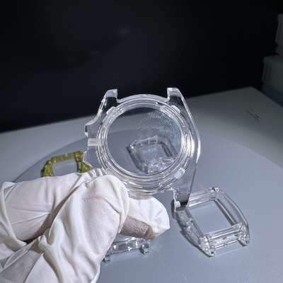 Clear Transparent Sapphire Single Crystal Watchcase Kits For Customized Movement