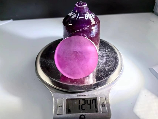 Custom Lab Grown Freely Cut Purple 99.999% Sapphire Single Crystal For Gemstones