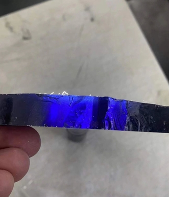 Customized Lab Grown Unnatural Blue SIC Single Crystal Raw Material For Jewelry
