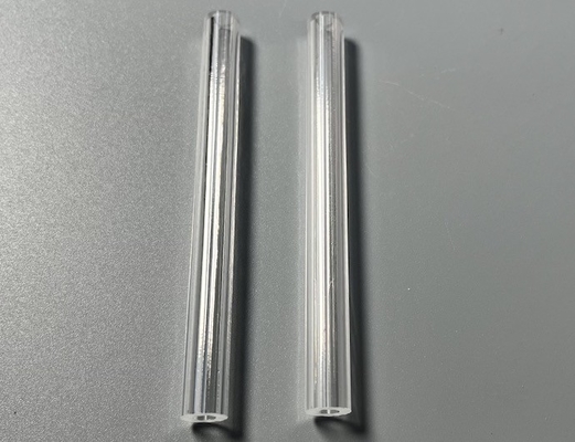 Transparent EFG Al2O3 Sapphire Single Crystal Tubes Customized Sizes Optical Lens
