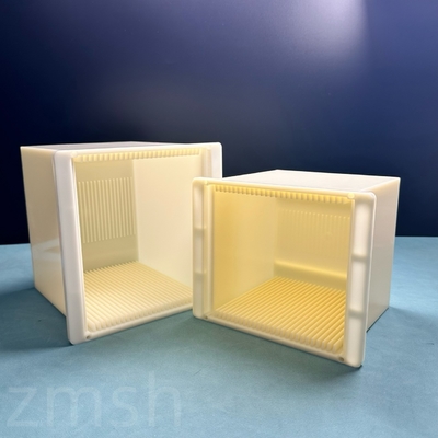 5 Inch 6 Inch 125x125mm 150x150mm Square Wafer Cassette Box 25pc Polypropylene (PP) Plastic