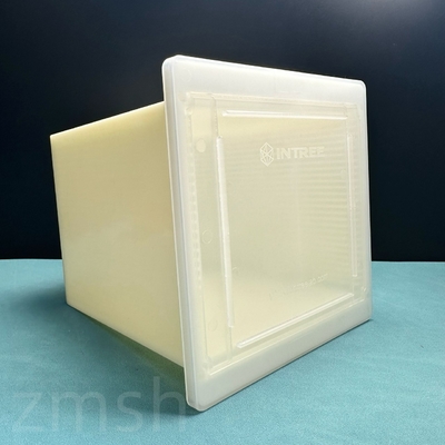 5 Inch 6 Inch 125x125mm 150x150mm Square Wafer Cassette Box 25pc Polypropylene (PP) Plastic