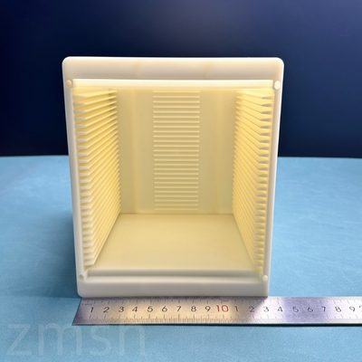 5 Inch 6 Inch 125x125mm 150x150mm Square Wafer Cassette Box 25pc Polypropylene (PP) Plastic