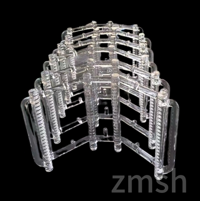 4 Inch 6 Inch High Purity Quartz Crystal Boat SiO2 Wafer Diffusion Processing High Temperature Resistance